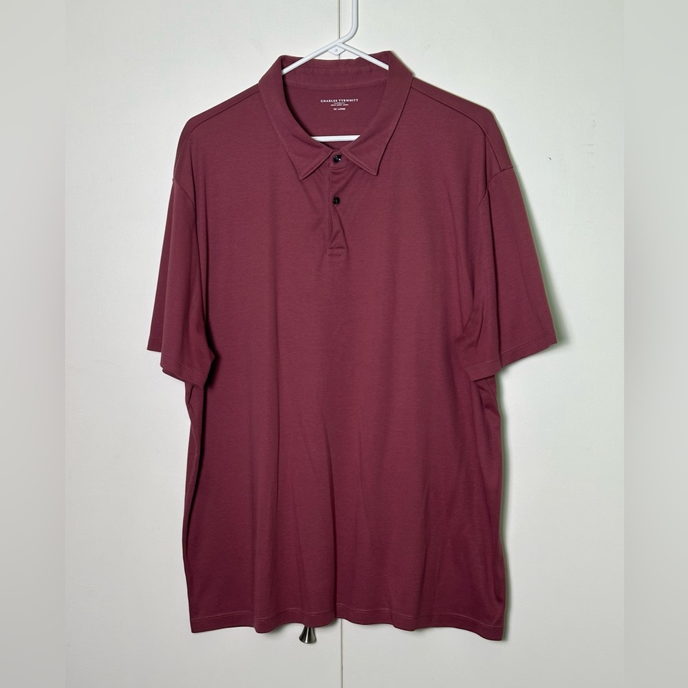 Charles Tyrwhitt Smart Polo - Brick Red - XXL
